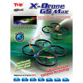 Gran rc espuma ufo quadcopter 2.4G 4ch skywalker quad helicóptero EPO espuma de aviones no tripulados